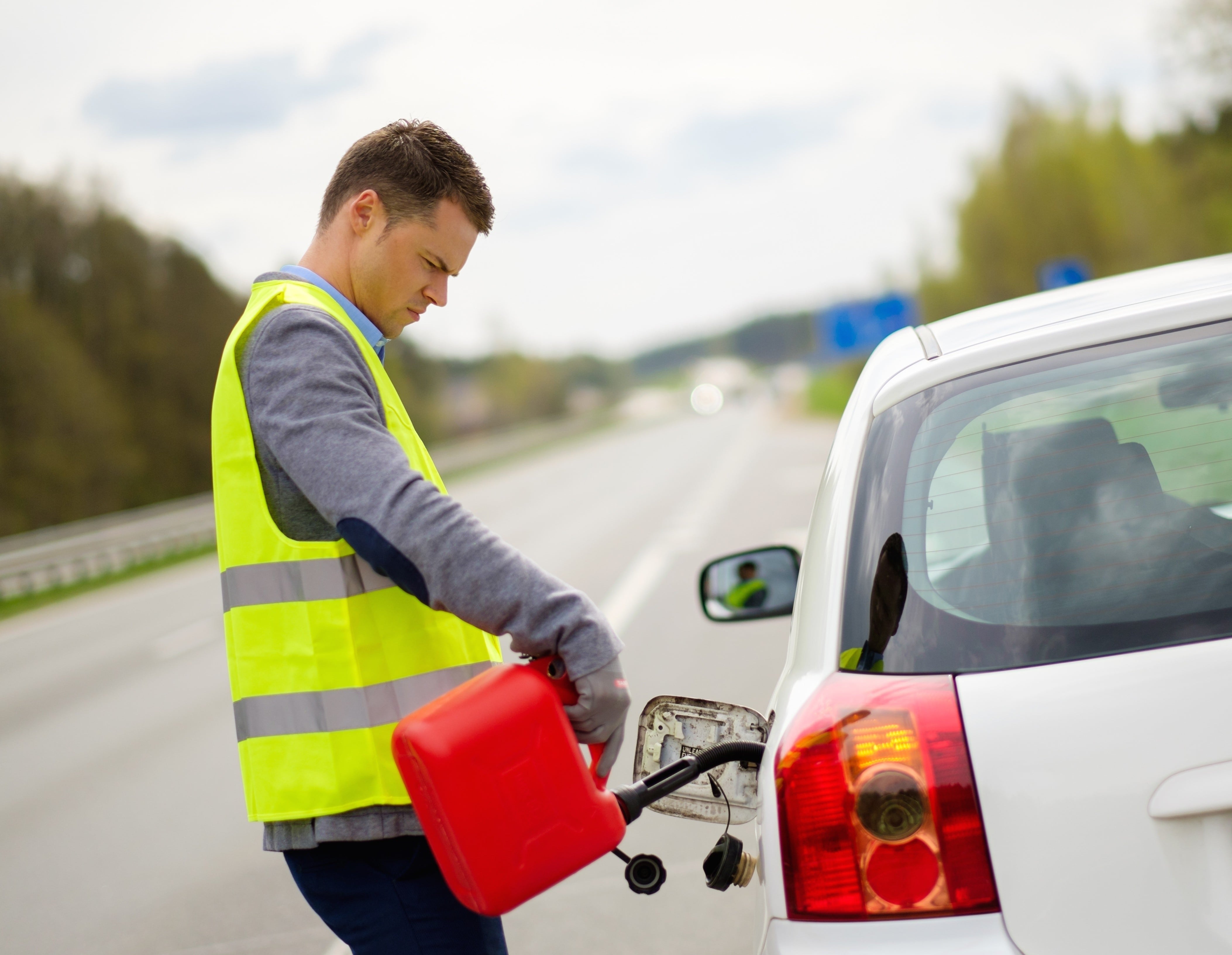 Man with a Gas Can